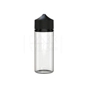 120ml v3 pet unicorn bottle cr clear natural black cap 400 count