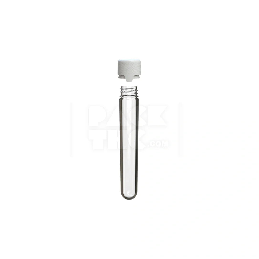 120mm aviator cr tube clear natural white cap 500 count