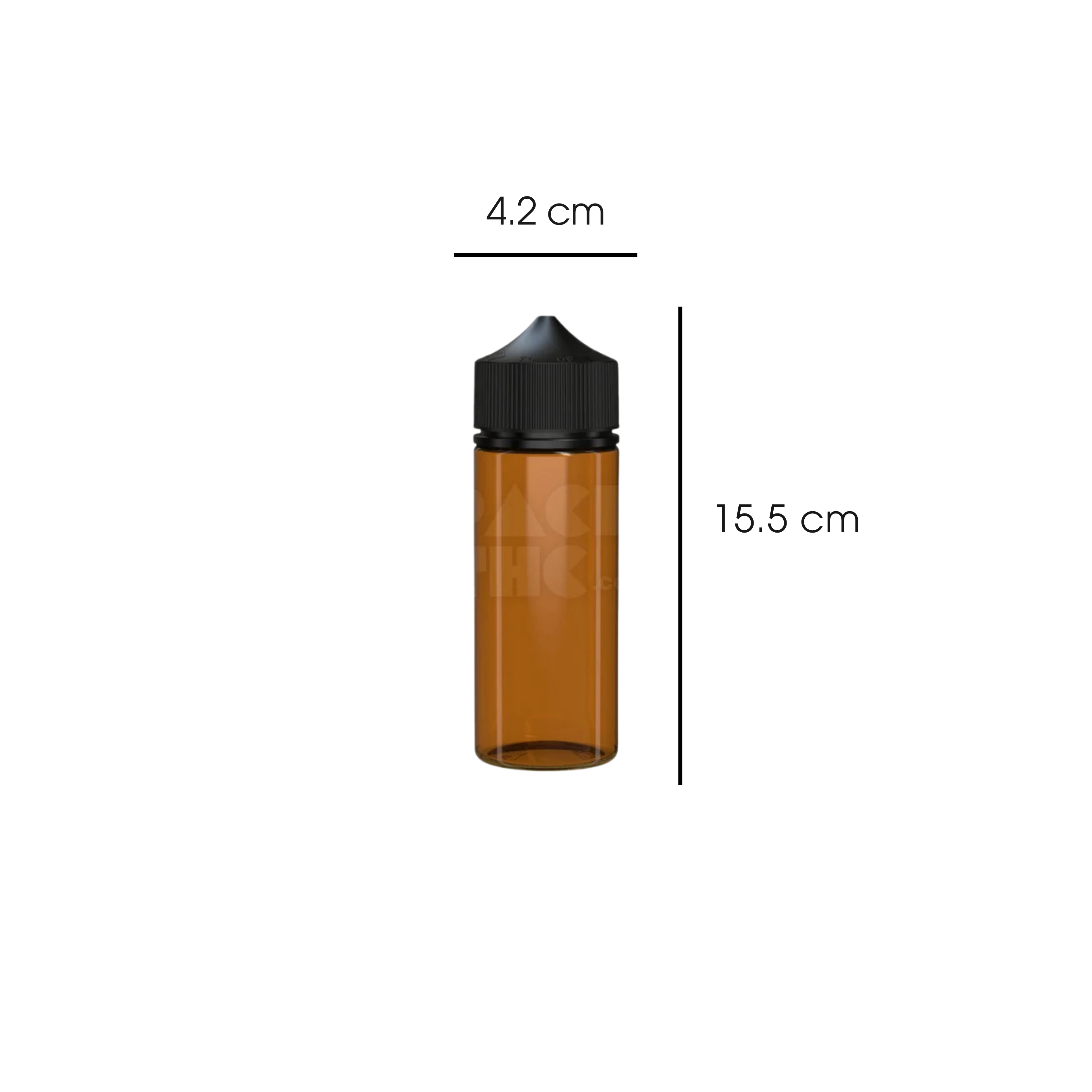 120ml Amber Child Resistant Unicorn Bottle - (400 count)