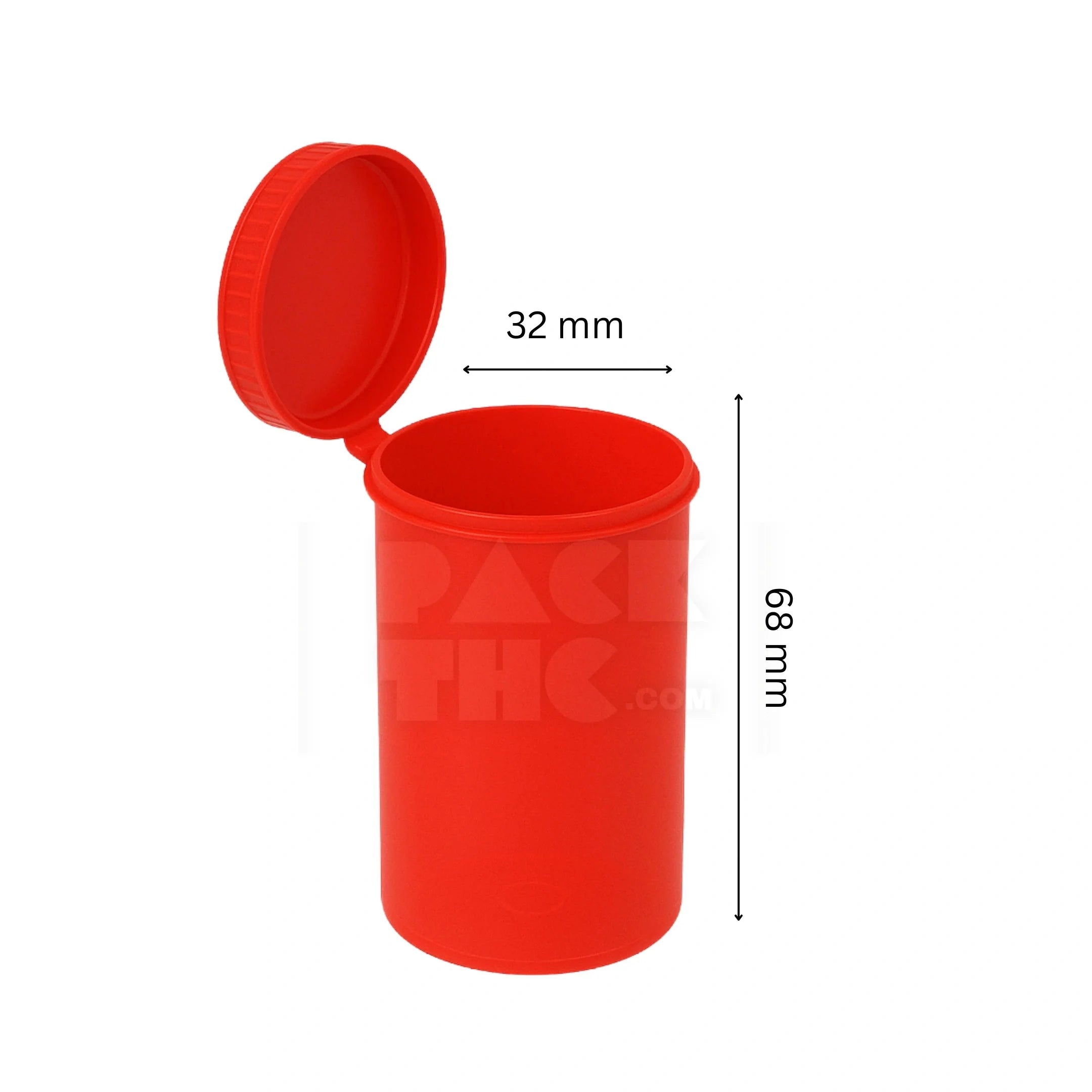 13 dram pop top vial red