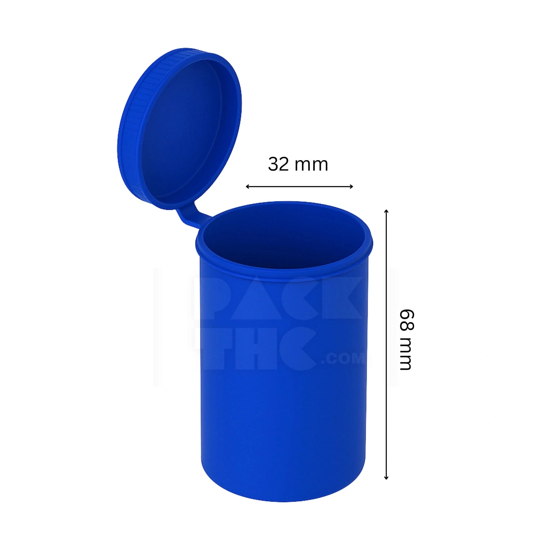 13 dram pop top vial royal blue