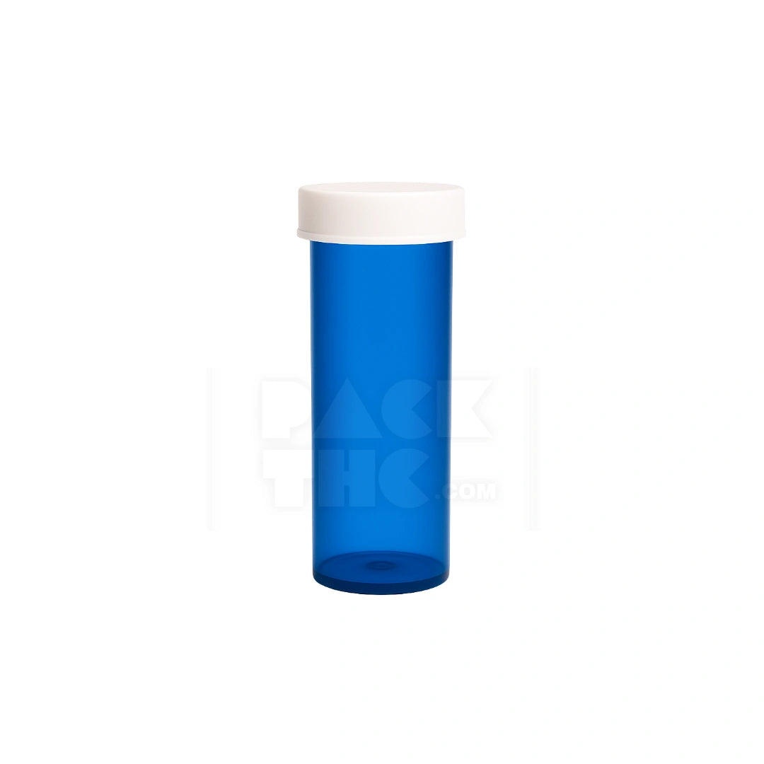 13 dram push turn cr bottles blue