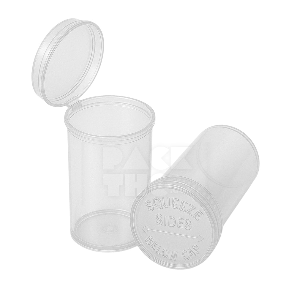 13 DRAM POP TOP VIAL - CLEAR - (315 COUNT)