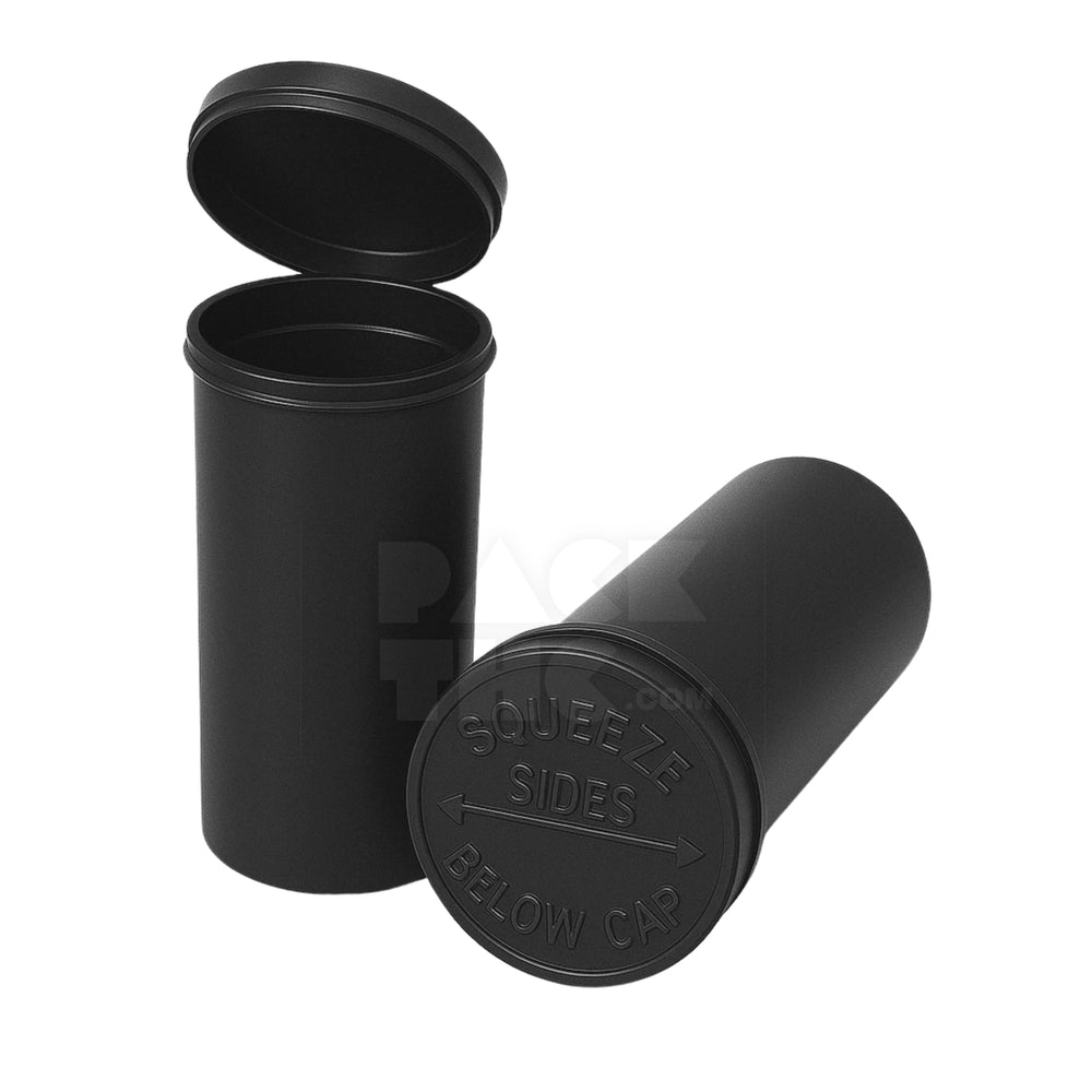 13 DRAM POP TOP VIAL - BLACK - (315 COUNT)