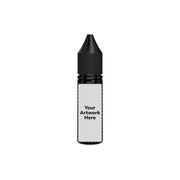 15ml unicorn bottle opaque black