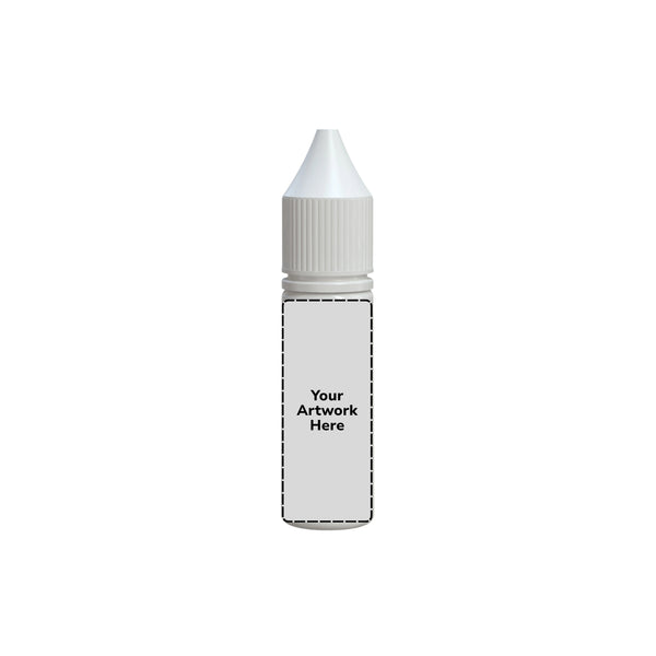 Chubby Gorilla 15ML Unicorn Plastic Squeeze Bottle PET CR – Opaque White With White Cap