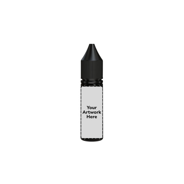 Chubby Gorilla 15ML Unicorn Plastic Squeeze Bottle PET CR – Translucent Black with Black cap