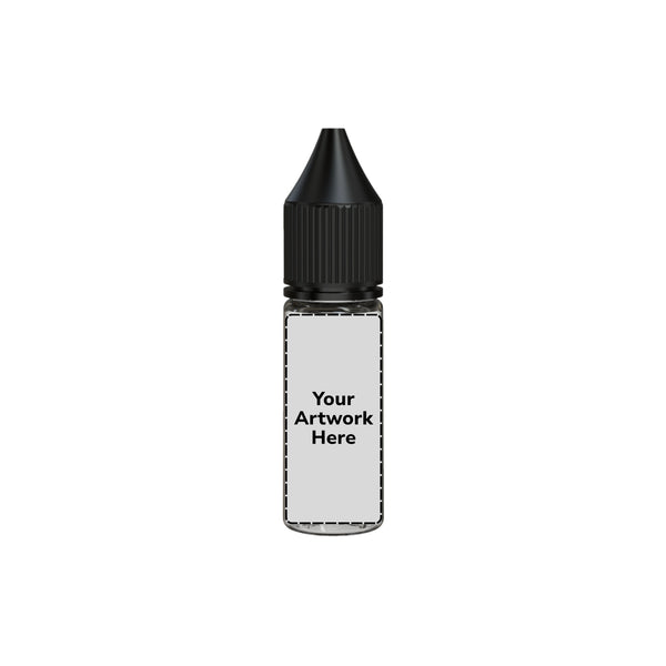 Chubby Gorilla 15ML Unicorn Plastic Squeeze Bottle PET CR – Clear with Black Cap