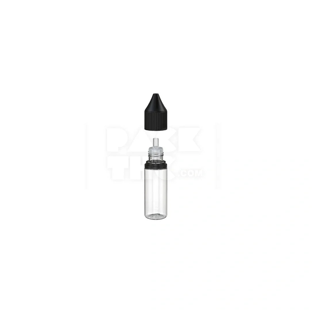 15ml pet reducer unicorn bottle cr clear natural black cap 1000 count