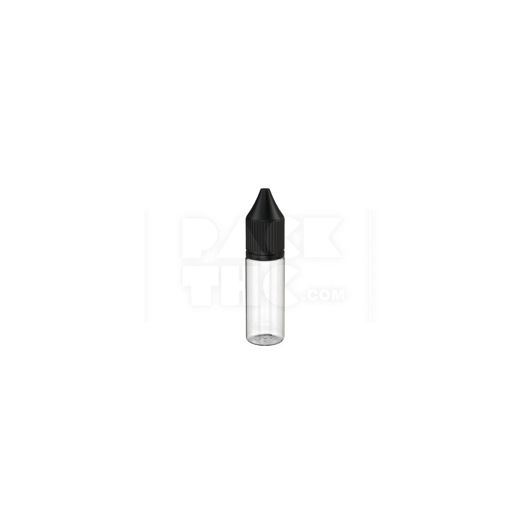 15ml pet reducer unicorn bottle cr clear natural black cap 1000 count