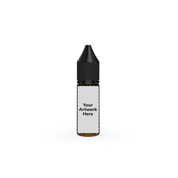 Chubby Gorilla 16.5ML V3 Unicorn Plastic Squeeze Bottle PET CR – Translucent Amber with Black Cap