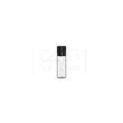 16.5ml spiral cr bottle clear natural black cap 1000 count