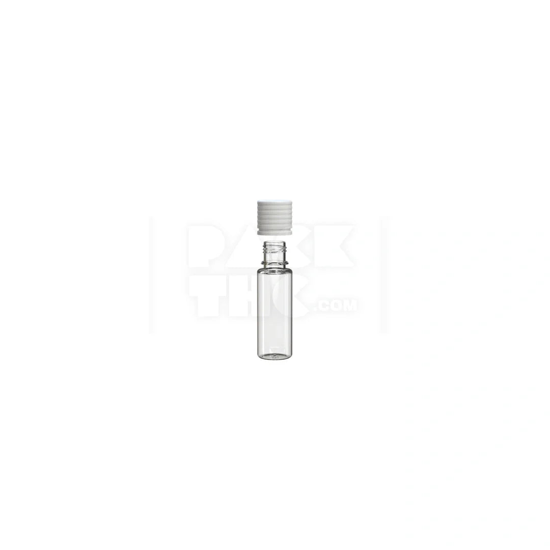 16.5ml spiral cr bottle clear natural white cap 1000 count