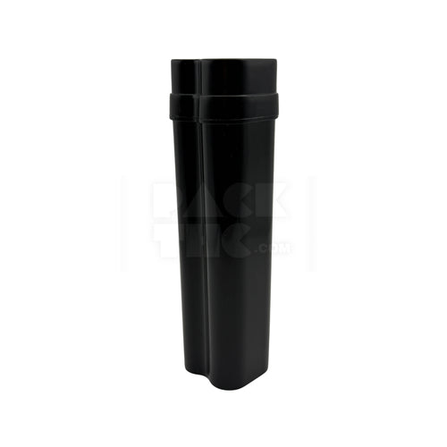 2 King Size Blunt & Lighter Pop Top Tube - Black - (500 Count)