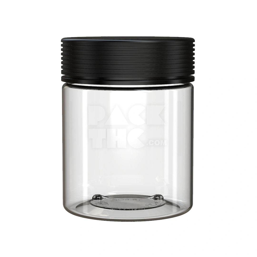 18.5oz 550cc spiral cr xl container clear natural black cap 60 count