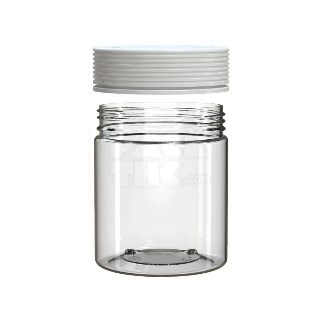 18.5oz 550cc spiral cr xl container clear natural white cap 60 count