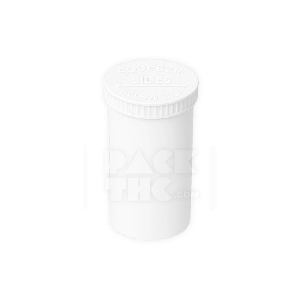 19 Dram 1/8oz White Pop Top Vial - (225 Count)