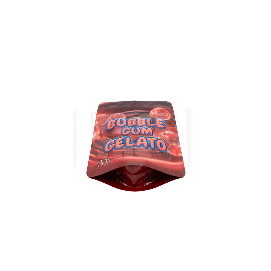 1 Grams Bubble Gum Mylar Bag (100 Count / Case)
