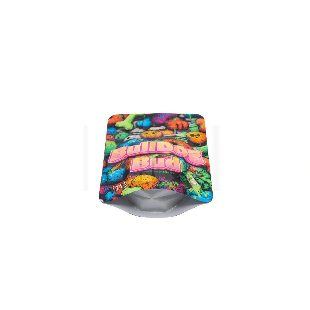 1 Grams Bull Dog Mylar Bag (100 Count / Case)