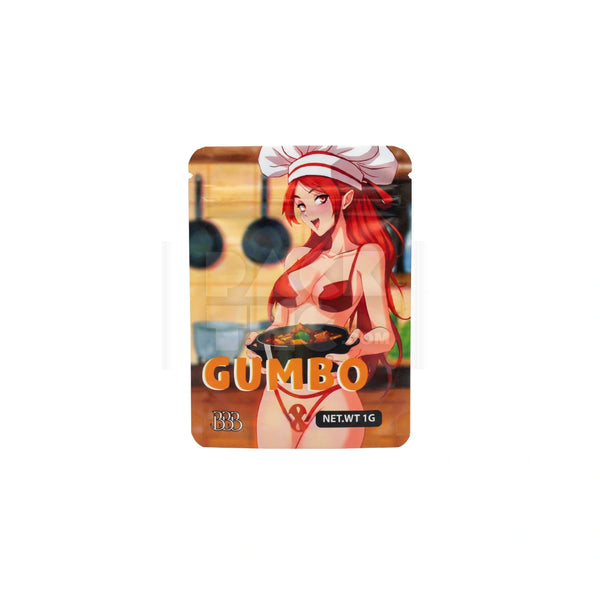 1 Grams Gumbo Mylar Bag (100 Count)