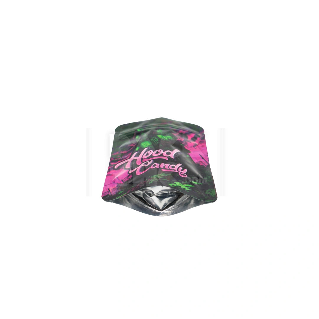 1 Grams Hood Candy Mylar Bag (100 Count / Case)