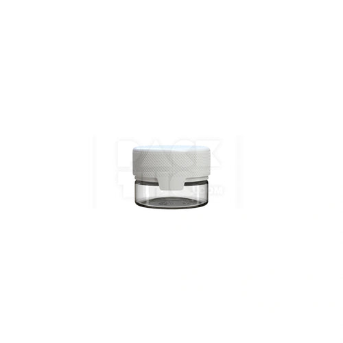 1oz 30cc aviator cr container clear natural white cap 500 count