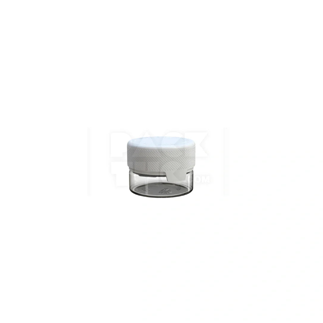 1oz 30cc aviator cr container clear natural white cap 500 count
