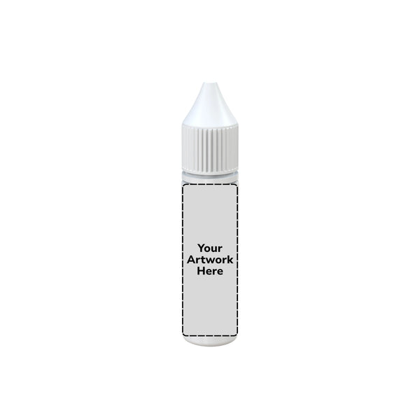 Chubby Gorilla 20ML Unicorn Plastic Squeeze Bottle PET CR – Opaque White With White Cap