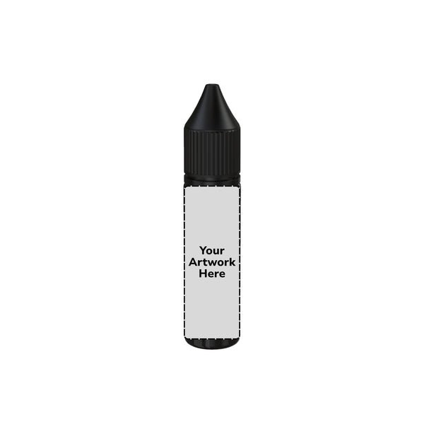 Chubby Gorilla 20ML Unicorn Plastic Squeeze Bottle PET CR – Translucent Black with Black cap