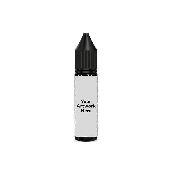 Chubby Gorilla 20ML V3 Unicorn Plastic Squeeze Bottle PET CR – Opaque Black with Black Cap