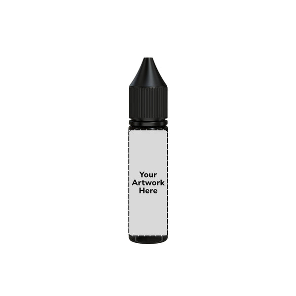 Chubby Gorilla 20ML V3 Unicorn Plastic Squeeze Bottle PET CR – Translucent Black with Black cap