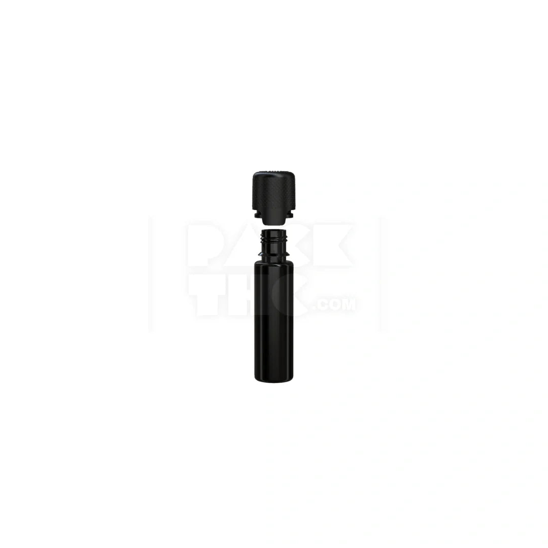 20ml aviator cr bottle with friction fit closure tamper evident break off band opaque black bottle with opaque black closure 1000 count
