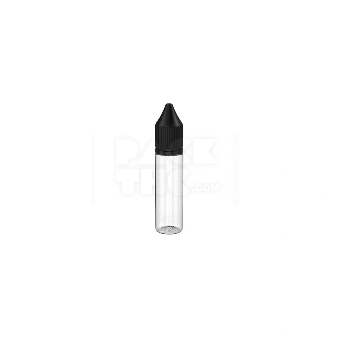 20ml pet reducer unicorn bottle cr clear natural black cap 1000 count