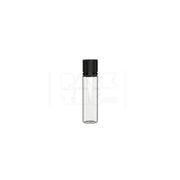 20ml spiral cr bottle clear natural black cap 1000 count