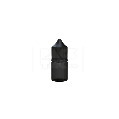 20ml stubby pet unicorn bottle cr translucent black 1000 count