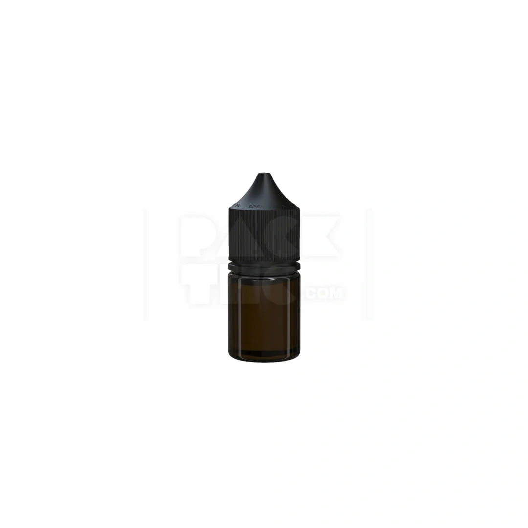 20ml stubby pet unicorn bottle cr translucent black 1000 count