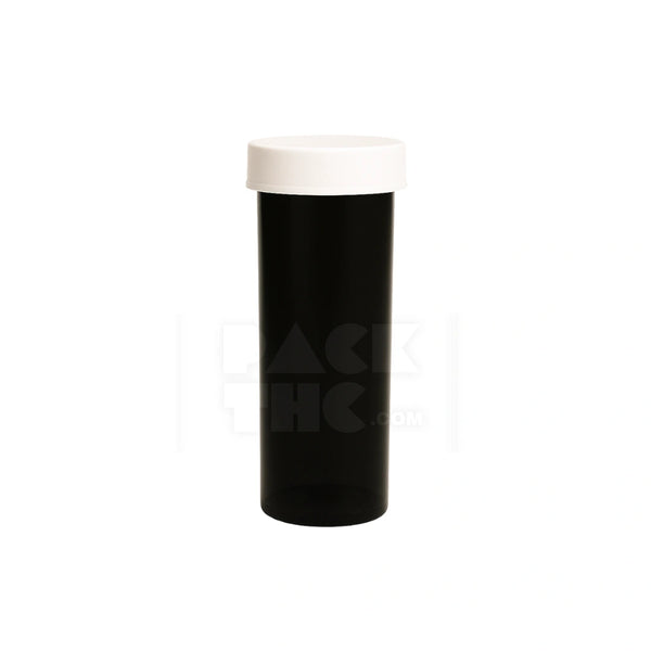 20 DRAM PUSH & TURN CR BOTTLES - BLACK