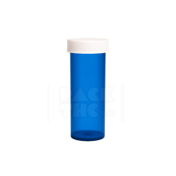 20 DRAM PUSH & TURN CR BOTTLES - BLUE