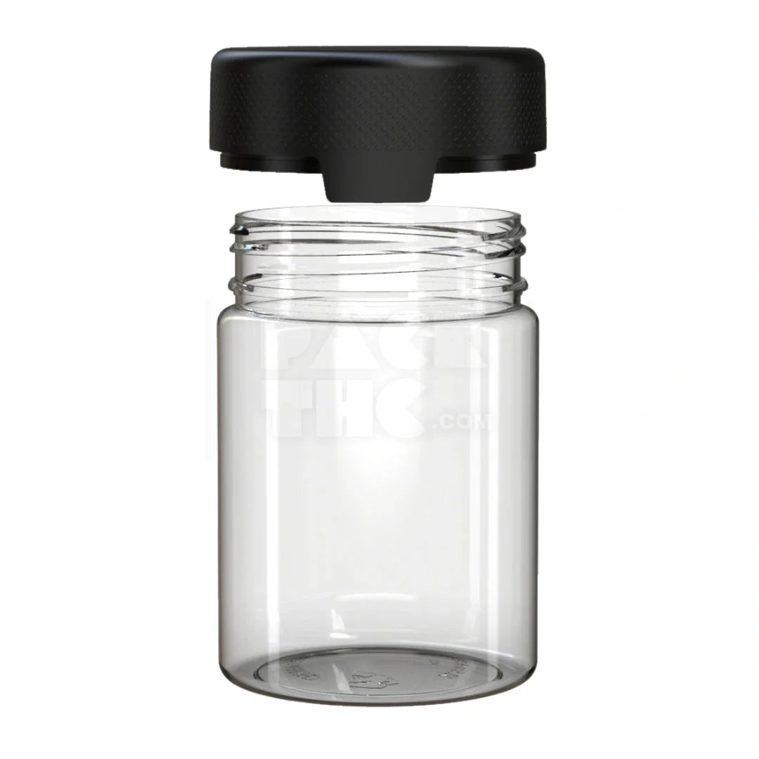 21.5oz aviator cr xl container clear natural black cap 40 count