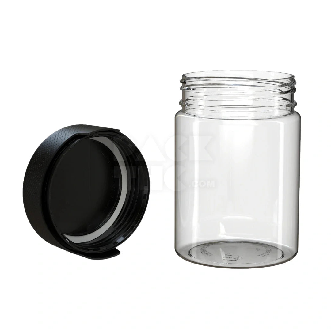 21.5oz aviator cr xl container clear natural black cap 40 count