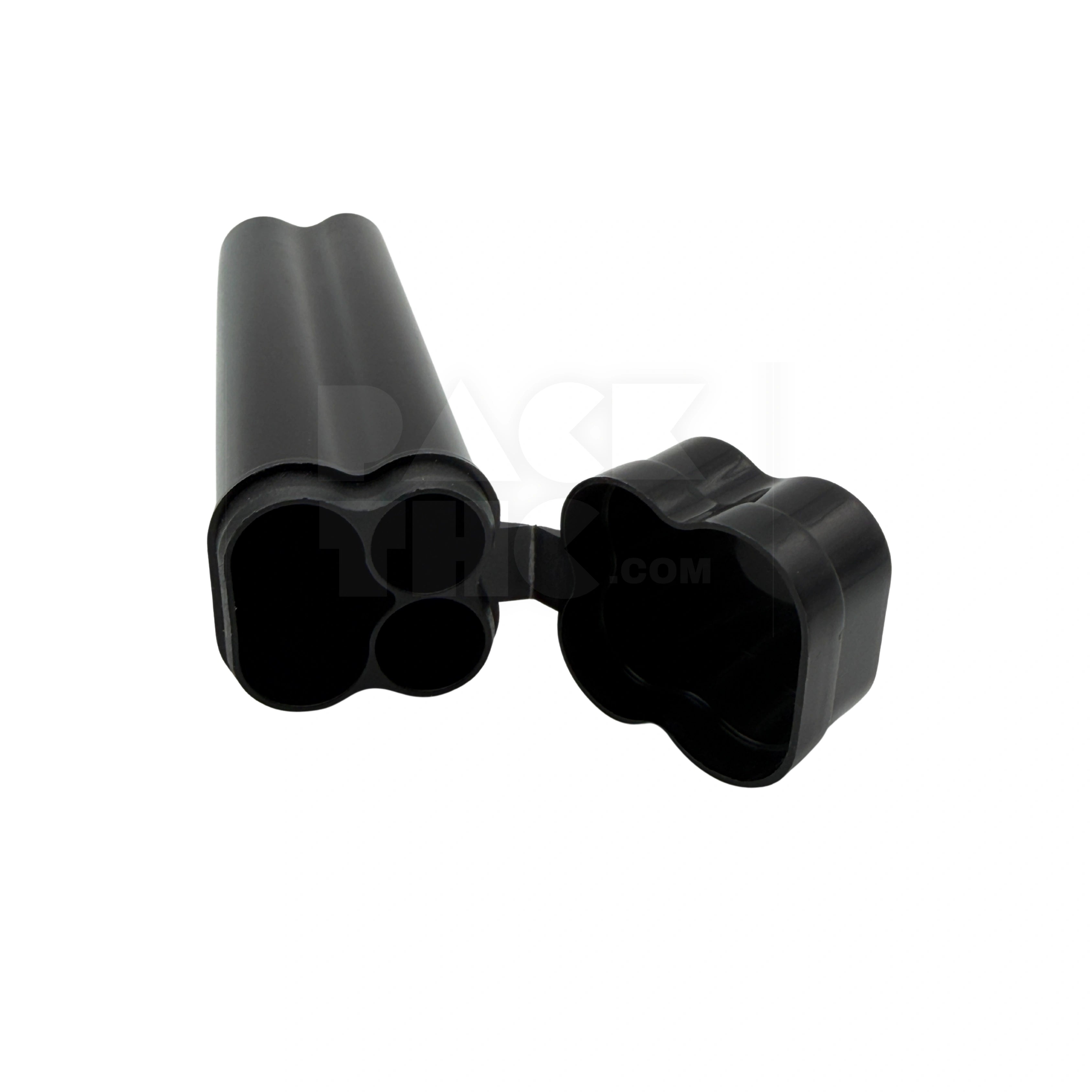 2 King Size Blunt & Lighter Pop Top Tube - Black - (500 Count)