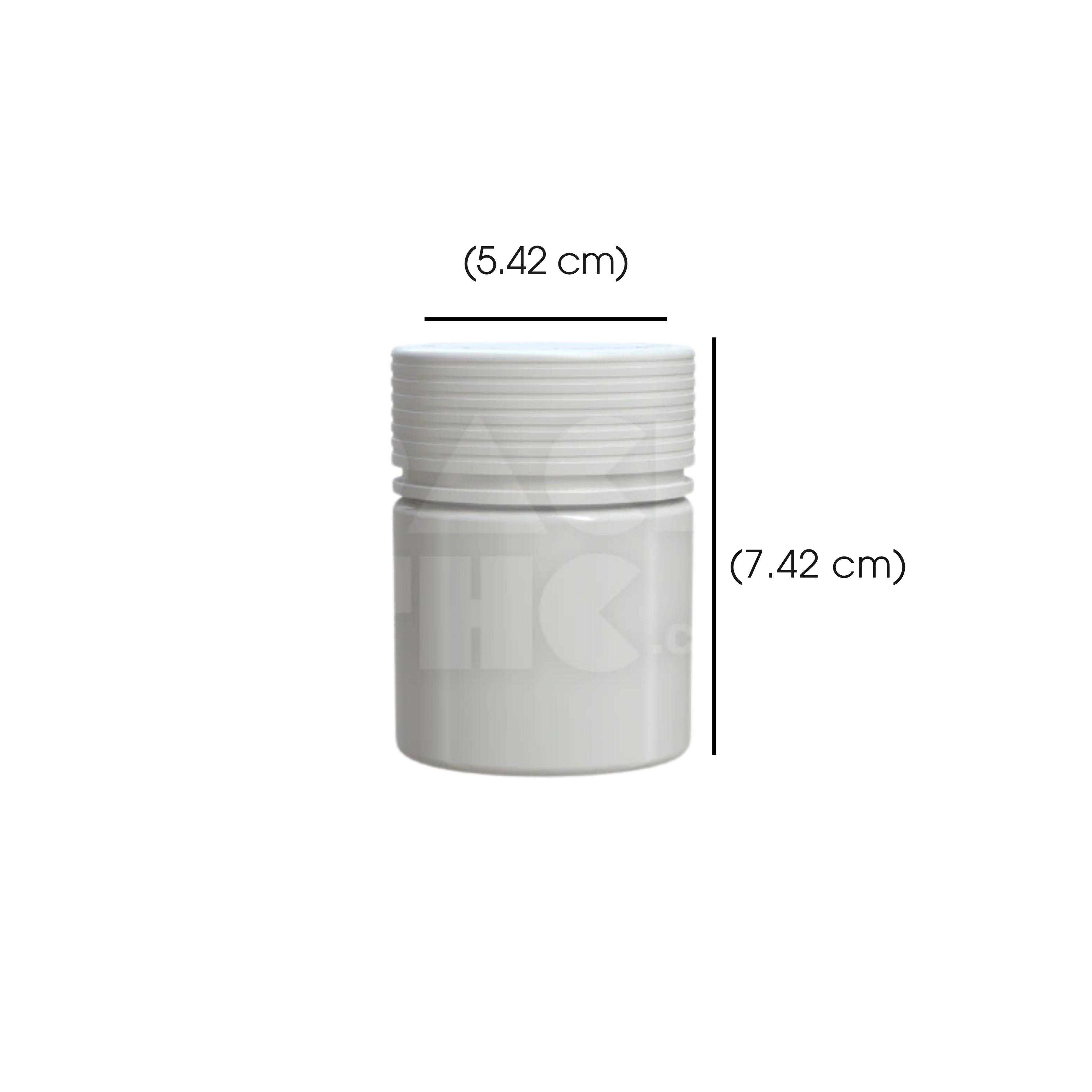 2oz (60cc) Spiral Thick-Wall CR Container - (150 Count)