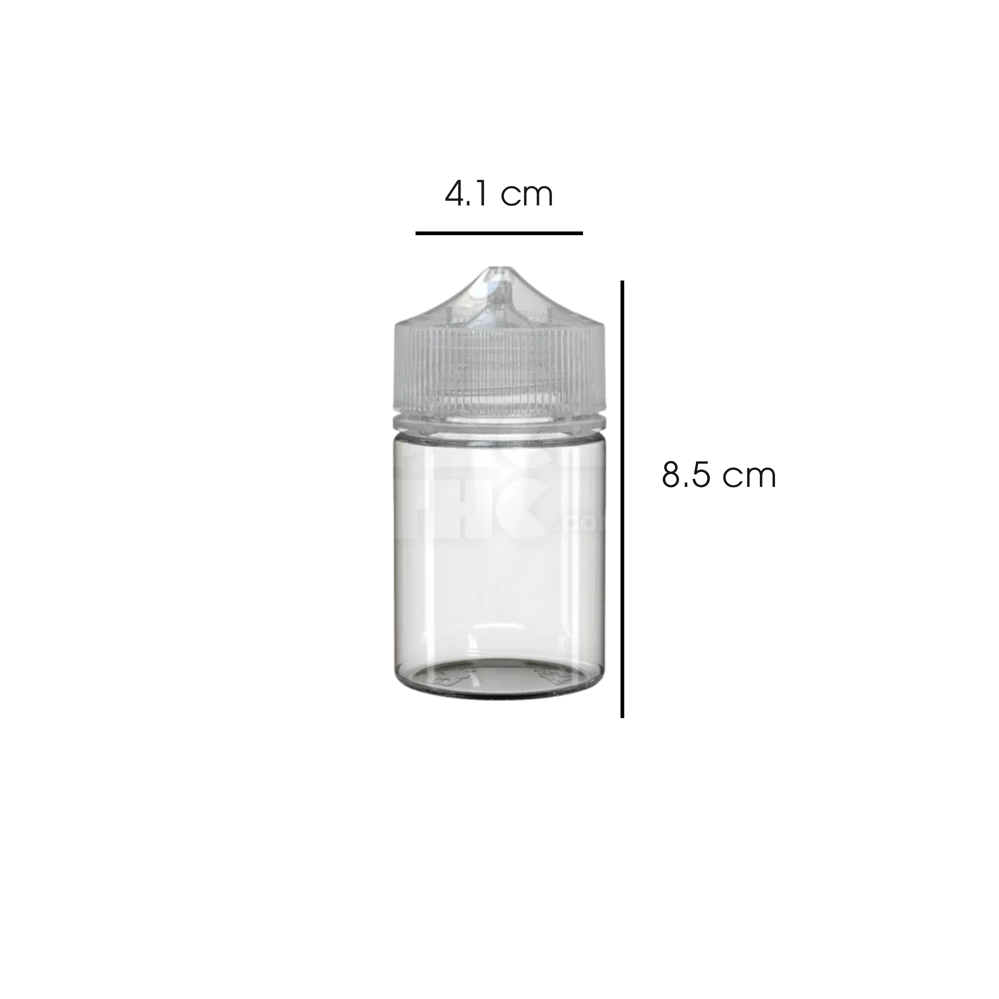 60ml Stubby PET Unicorn Bottle - (500 Count)