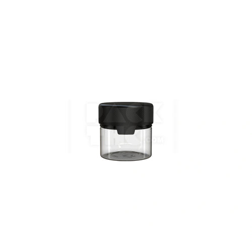 2oz 60cc aviator cr container clear natural black cap 500 count