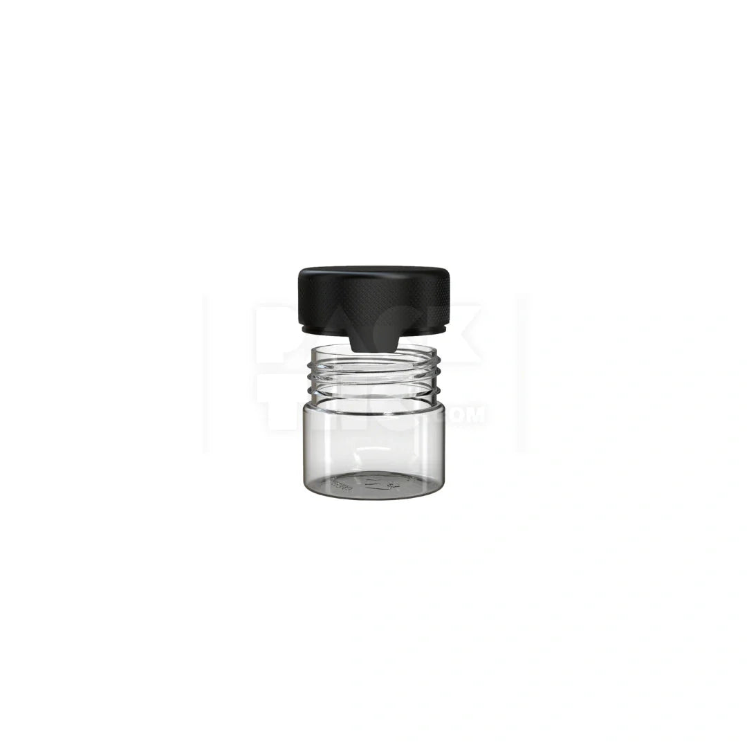 2oz 60cc aviator cr container clear natural black cap 500 count