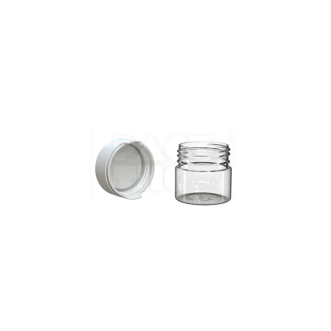 2oz 60cc aviator cr container clear natural white cap 500 count