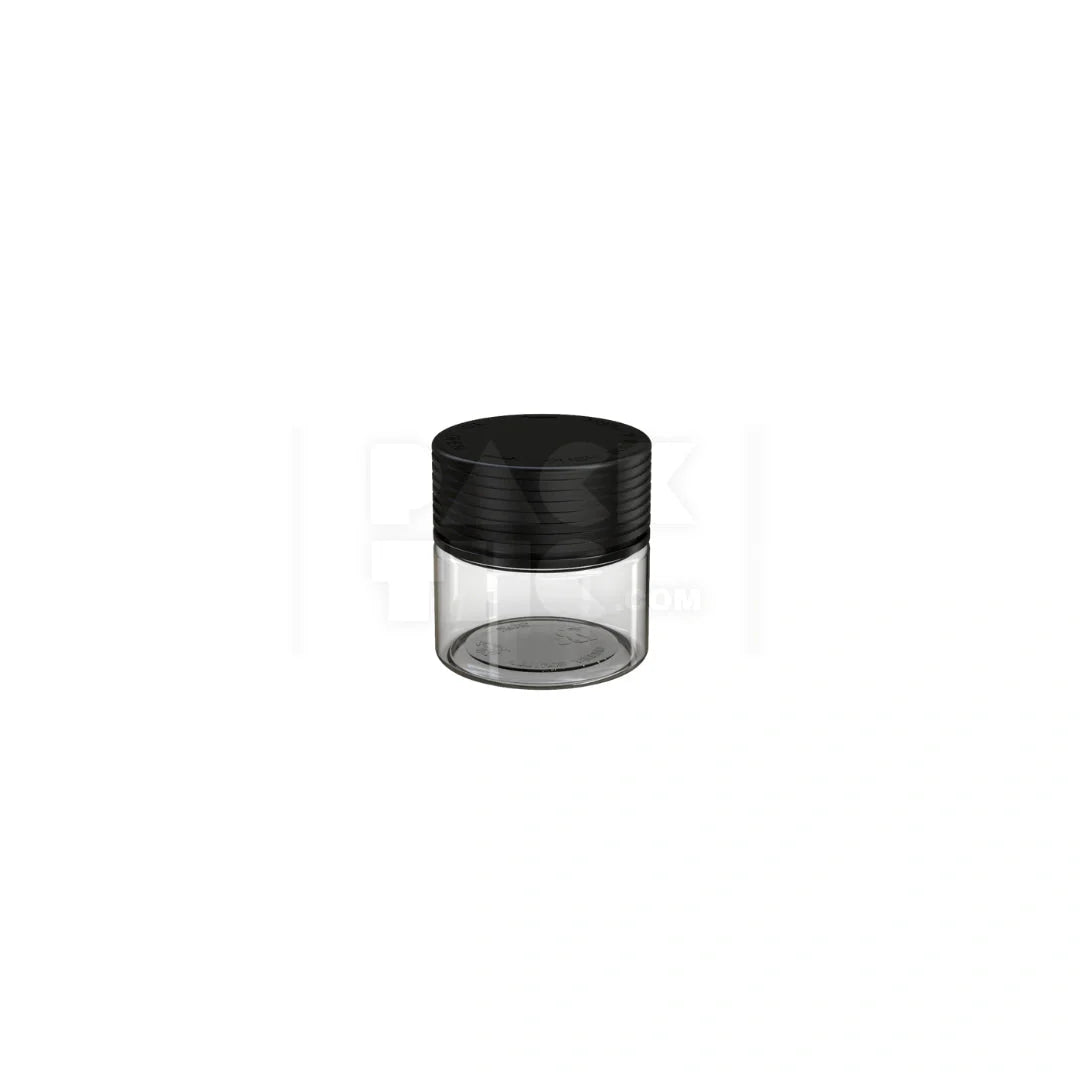 2oz spiral cr container clear natural black 400 count