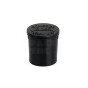 6 dram pop top vial - black | child-resistant bulk case - (600 count)