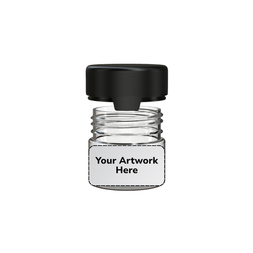 2oz aviator cr jar clear black cap
