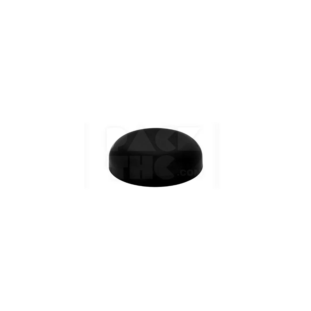 2oz dome jars black with black cap